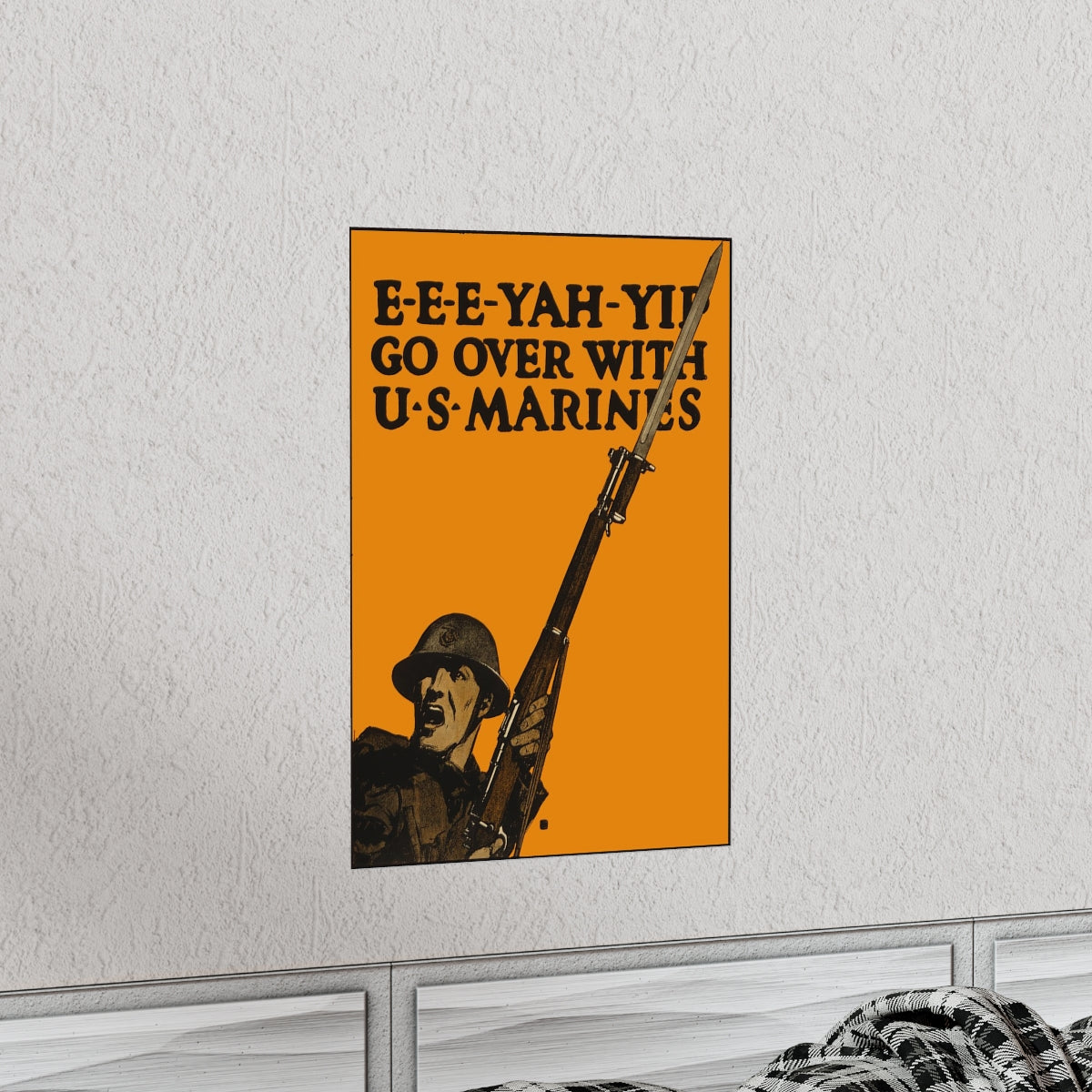 "E-E-E Yah Yip Go Over With U.S. Marines"
