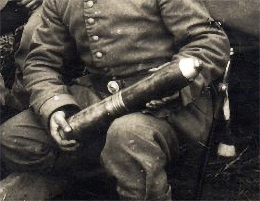 WW1 German 77mm/7.7cm Shrapnel Shell Projectile - Museum Quality Replica