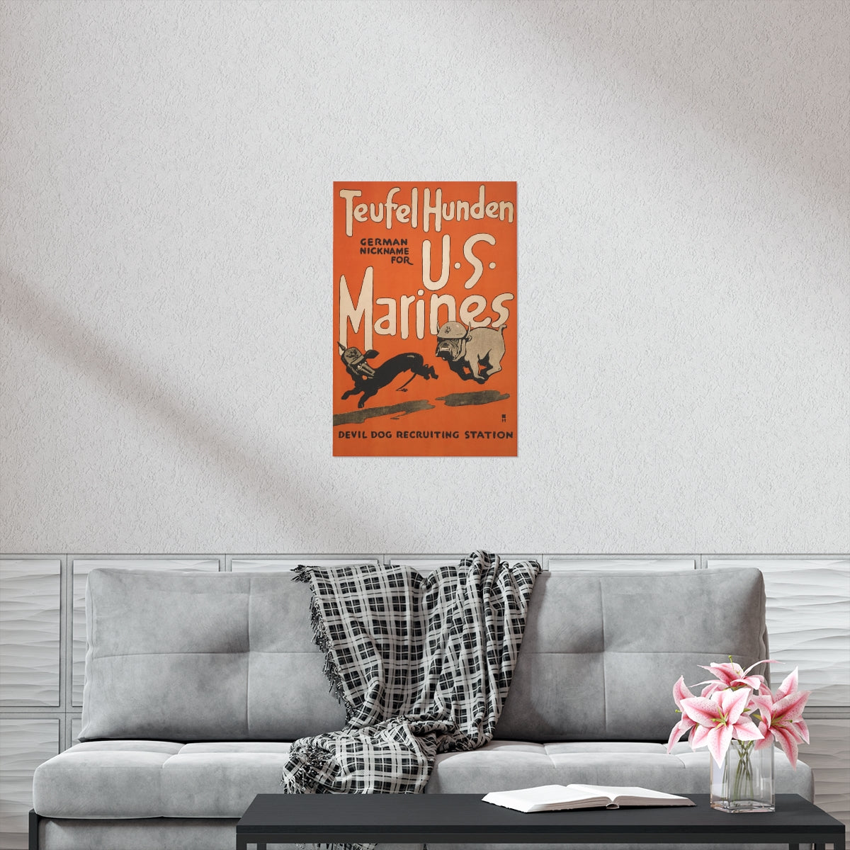 "Teufel Hunden = U.S. Marines"