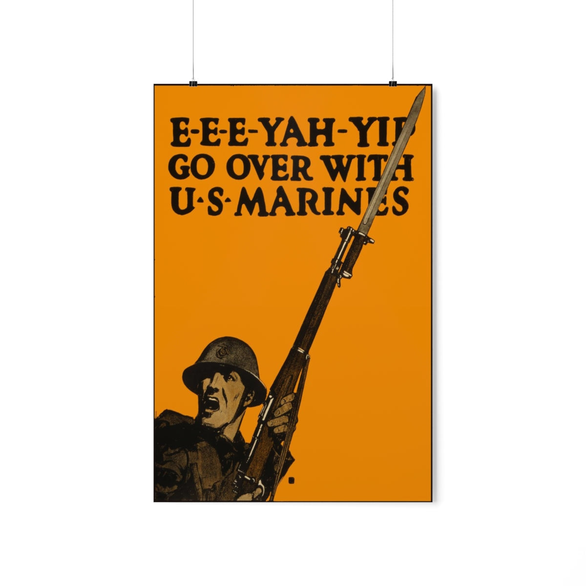 "E-E-E Yah Yip Go Over With U.S. Marines"