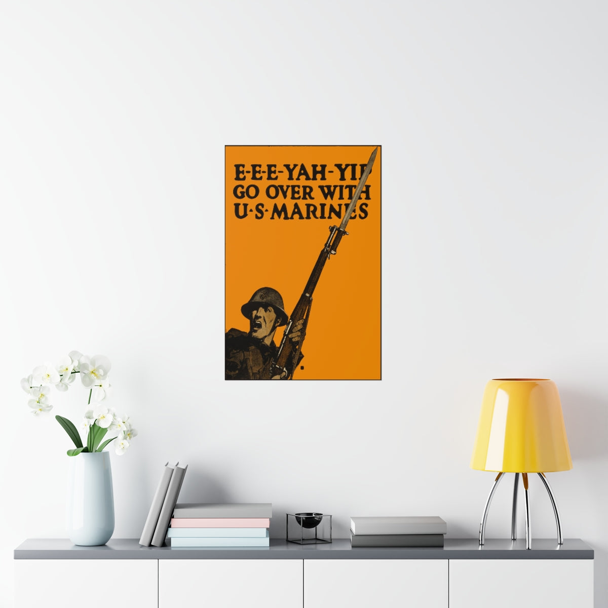 "E-E-E Yah Yip Go Over With U.S. Marines"